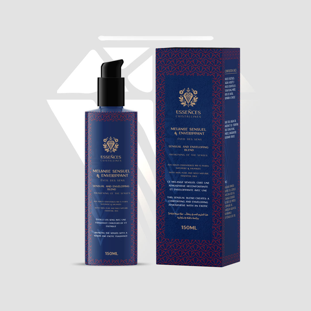 Massage Oil  - Sensual and Enveloping Blend - Awakening of the Senses
